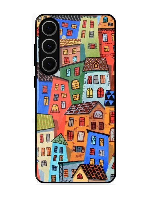 Rainbow House Glossy Soft Edge Case for Samsung Galaxy S24 Fe (5G)