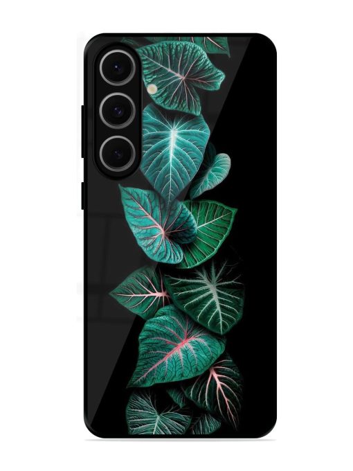 Emerald Elegance Glossy Soft Edge Case for Samsung Galaxy S24 Fe (5G)