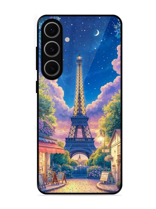 Twilight In Paris Glossy Soft Edge Case for Samsung Galaxy S24 Fe (5G)