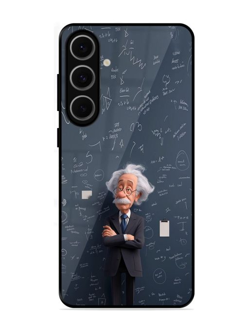Albert Einstein Glossy Soft Edge Case for Samsung Galaxy S24 Fe (5G)