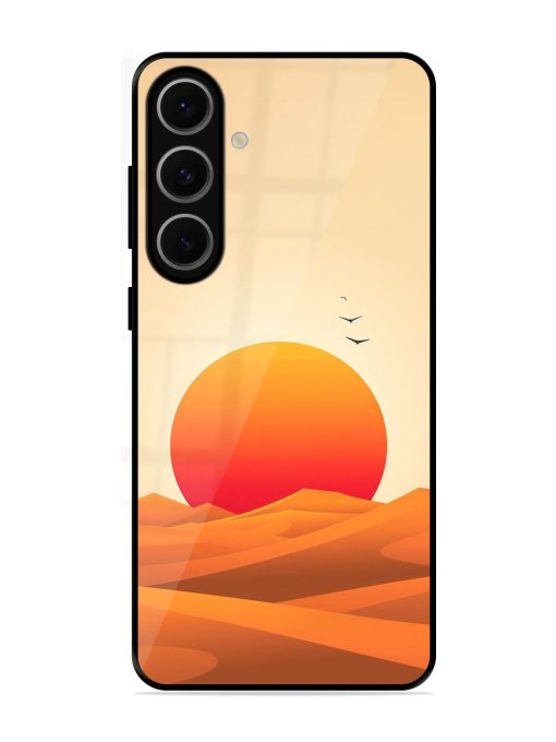 Desert Sunset Glossy Soft Edge Case for Samsung Galaxy S24 Fe (5G)