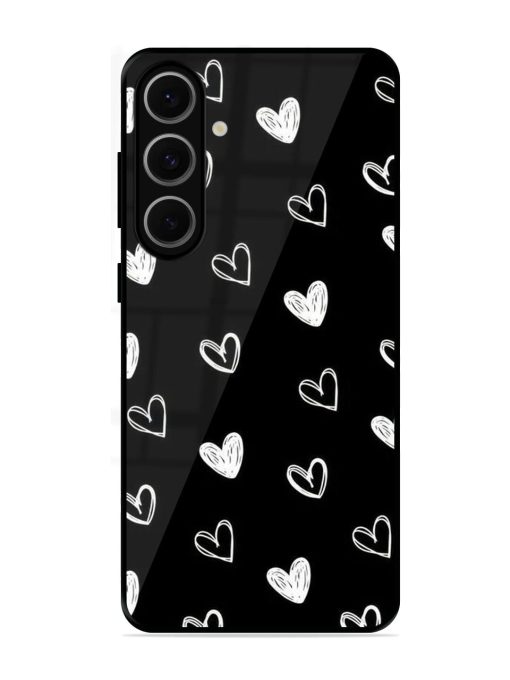 Scattered Hearts Glossy Soft Edge Case for Samsung Galaxy S24 Fe (5G)