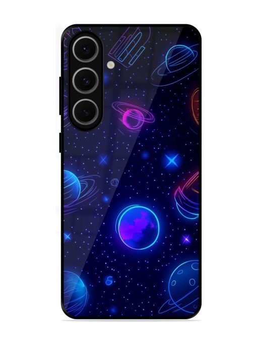 Neon Cosmos Glossy Soft Edge Case for Samsung Galaxy S24 Fe (5G)