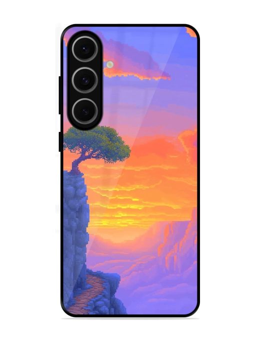 Cliffside Solitude Glossy Soft Edge Case for Samsung Galaxy S24 Fe (5G)