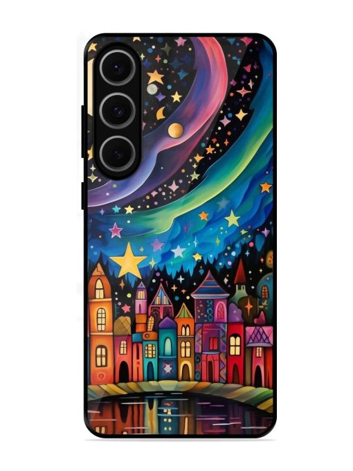 Starlit Village Glossy Soft Edge Case for Samsung Galaxy S24 Fe (5G)