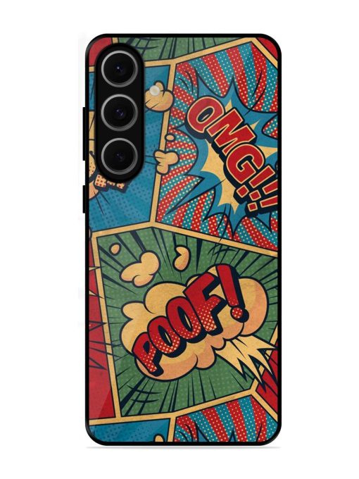 Comic Book Chaos Glossy Soft Edge Case for Samsung Galaxy S24 Fe (5G)