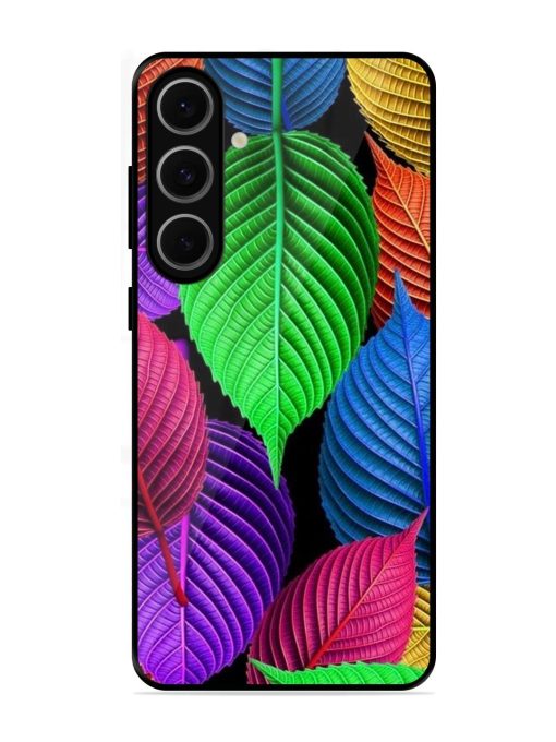 Rainbow Leaf Symphony Glossy Soft Edge Case for Samsung Galaxy S24 Fe (5G)