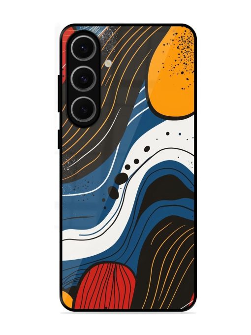 Abstract Expression Glossy Soft Edge Case for Samsung Galaxy S24 Fe (5G)