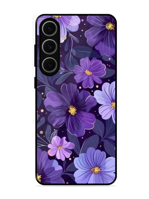 Purple Paradise Glossy Soft Edge Case for Samsung Galaxy S24 Fe (5G)