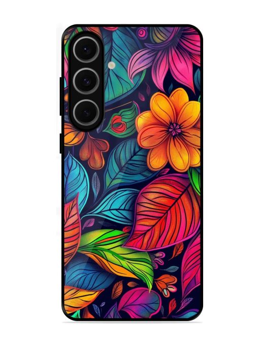 Rainbow Of Blooms Glossy Soft Edge Case for Samsung Galaxy S24 Fe (5G)