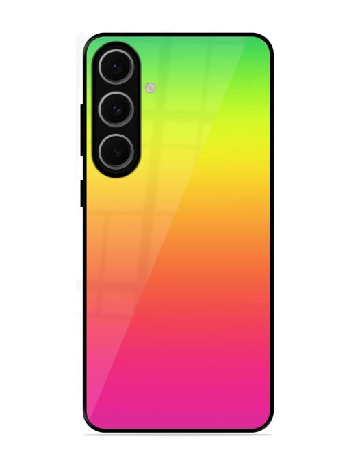 Rainbow Gradient Glossy Soft Edge Case for Samsung Galaxy S24 Fe (5G)