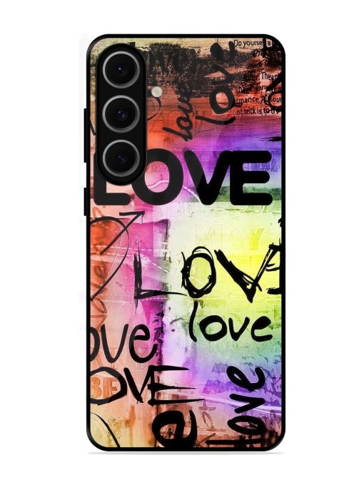 Love Graffiti Glossy Soft Edge Case for Samsung Galaxy S24 Fe (5G)