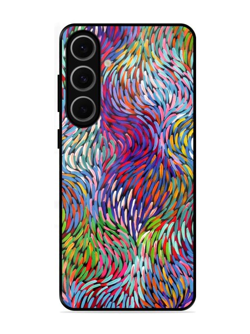 Vibrant Waves Glossy Soft Edge Case for Samsung Galaxy S24 Fe (5G)