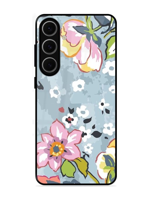 Floral Fantasy Glossy Soft Edge Case for Samsung Galaxy S24 Fe (5G)