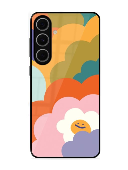 Happy Flower Power Glossy Soft Edge Case for Samsung Galaxy S24 Fe (5G)