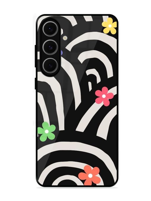 Rainbow Arcs Glossy Soft Edge Case for Samsung Galaxy S24 Fe (5G)