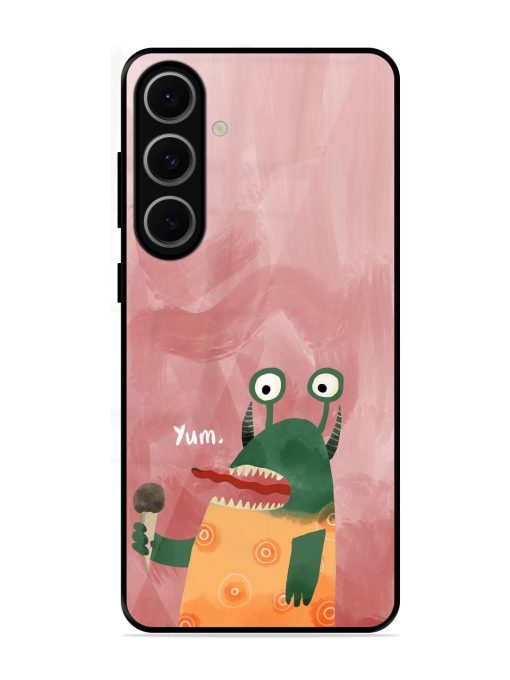 Hungry Monster Glossy Soft Edge Case for Samsung Galaxy S24 Fe (5G)
