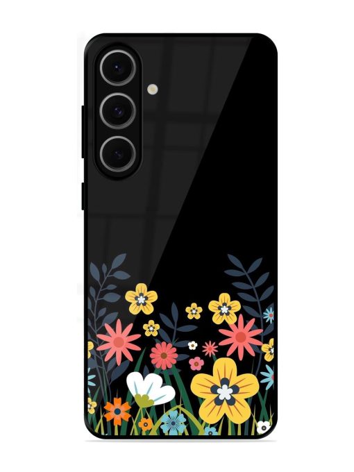 Floral Night Sky Glossy Soft Edge Case for Samsung Galaxy S24 Fe (5G)