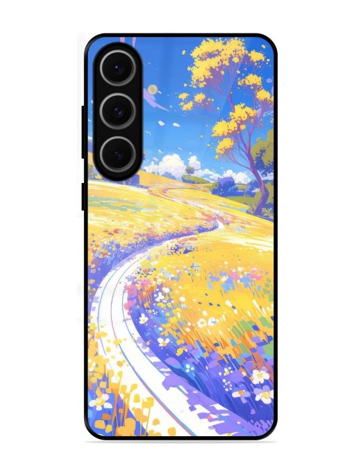 Vibrant Spring Meadow Glossy Soft Edge Case for Samsung Galaxy S24 Fe (5G)