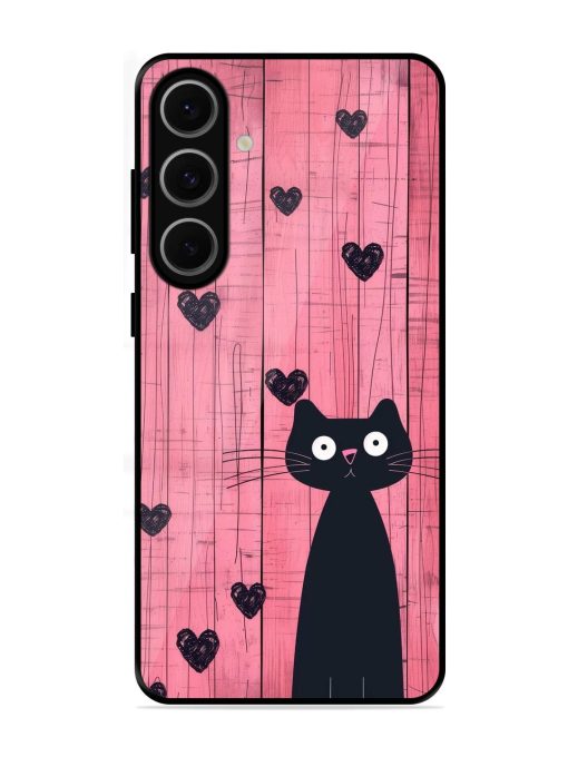 Feline Valentine'S Day Glossy Soft Edge Case for Samsung Galaxy S24 Fe (5G)