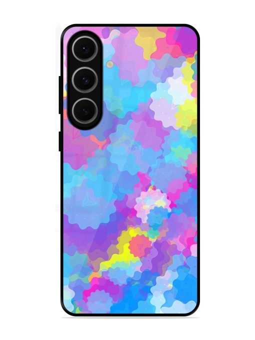 Psychedelic Cloud Burst Glossy Soft Edge Case for Samsung Galaxy S24 Fe (5G)