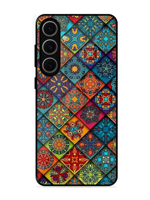 Patchwork Mandala Mosaic Glossy Soft Edge Case for Samsung Galaxy S24 Fe (5G)