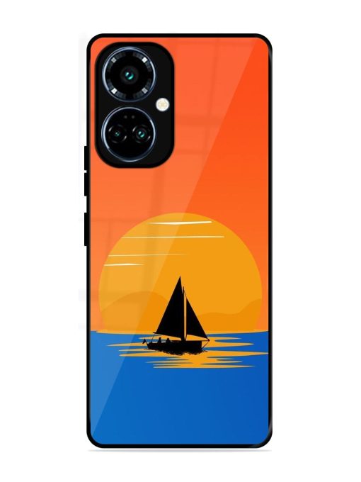 Sunset Sail Glossy Soft Edge Case for Tecno Camon 19 Pro (5G)