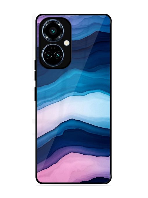 Oceanic Layers Glossy Soft Edge Case for Tecno Camon 19 Pro (5G)