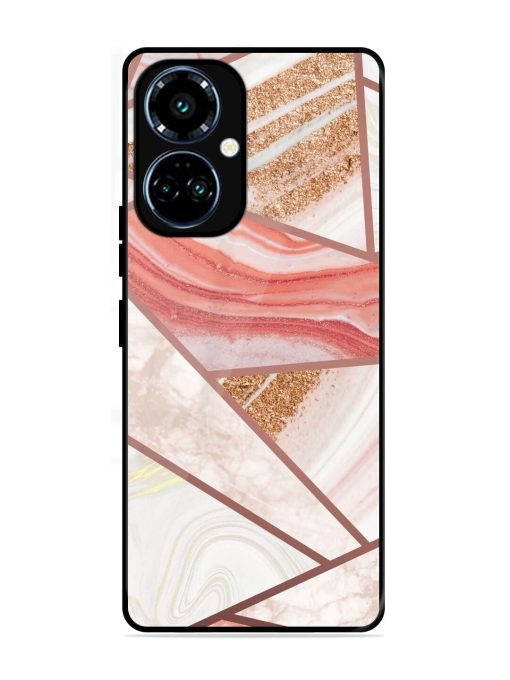 Rosy Mosaic Glossy Soft Edge Case for Tecno Camon 19 Pro (5G) Chachhi