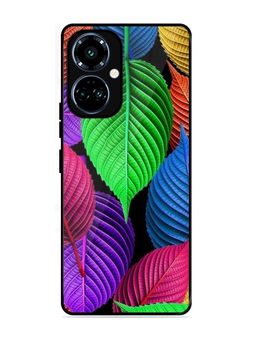 Rainbow Leaf Symphony Glossy Soft Edge Case for Tecno Camon 19 Pro (5G)