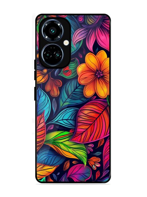 Rainbow Of Blooms Glossy Soft Edge Case for Tecno Camon 19 Pro (5G)