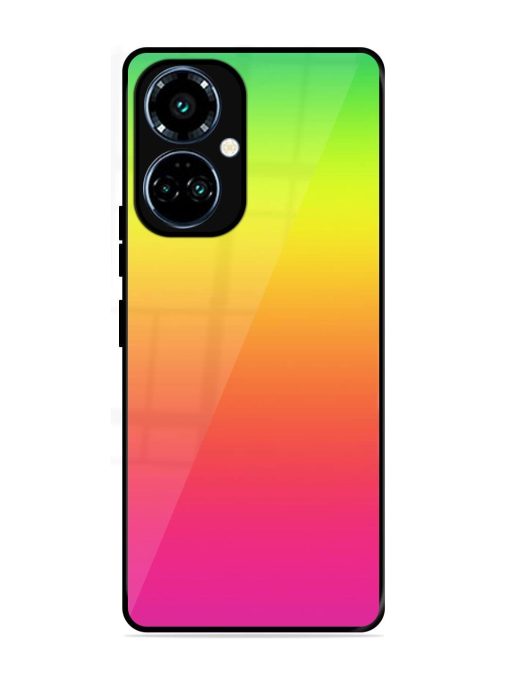 Rainbow Gradient Glossy Soft Edge Case for Tecno Camon 19 Pro (5G)