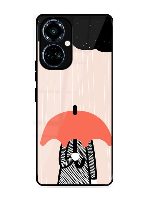 Stormy Weather, Shielded Soul Glossy Soft Edge Case for Tecno Camon 19 Pro (5G)