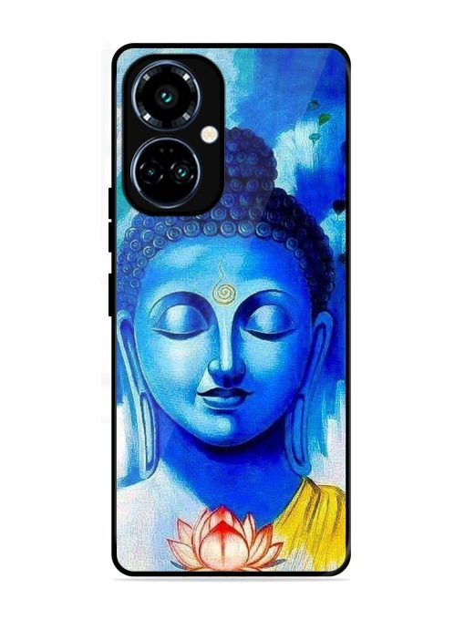 Serene Buddha With Lotus Glossy Soft Edge Case for Tecno Camon 19 Pro (5G)