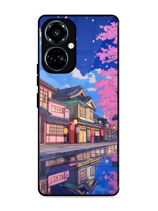 Tranquil Reflections Glossy Soft Edge Case for Tecno Camon 19 Pro (5G)