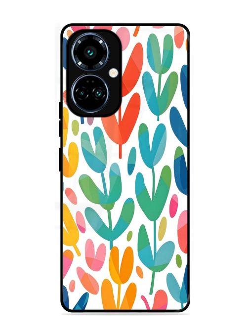 Rainbow Of Blooms Glossy Soft Edge Case for Tecno Camon 19 Pro (5G)