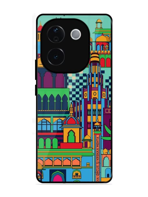 Indian Tapestry Glossy Soft Edge Case for Vivo T3 Pro (5G)