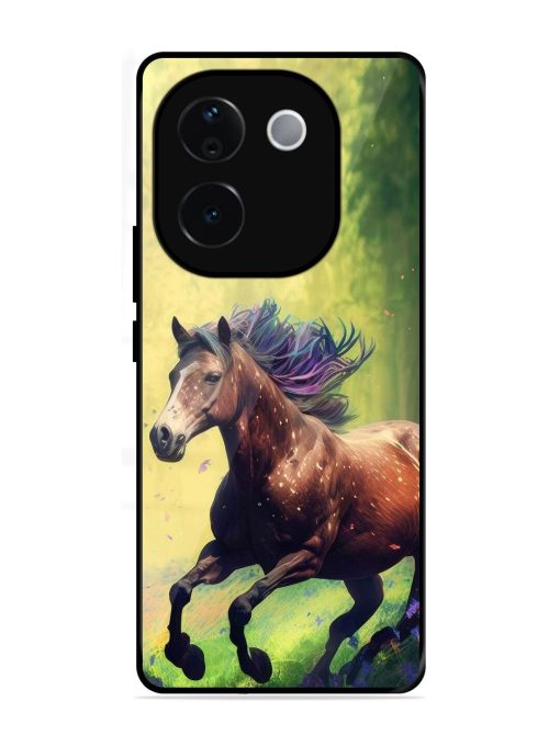 Enchanted Gallop Glossy Soft Edge Case for Vivo T3 Pro (5G)