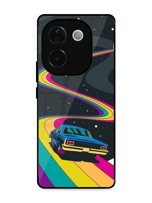 Rainbow Road Glossy Soft Edge Case for Vivo T3 Pro (5G)