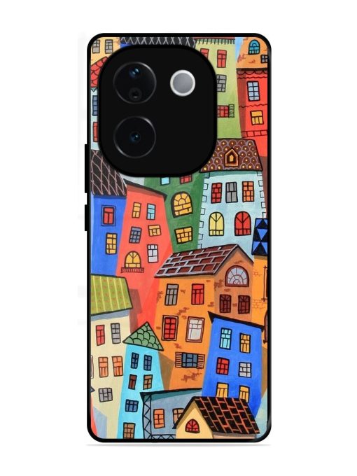 Rainbow House Glossy Soft Edge Case for Vivo T3 Pro (5G)