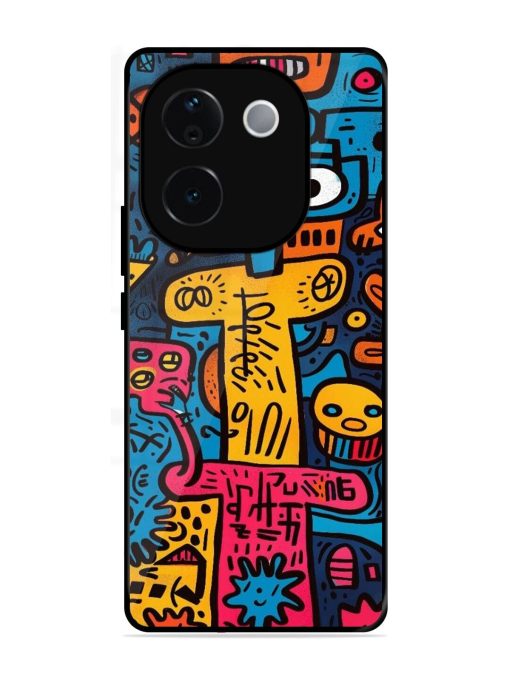 Doodletopia Glossy Soft Edge Case for Vivo T3 Pro (5G)