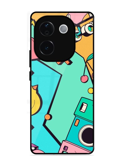 Retro Remix Glossy Soft Edge Case for Vivo T3 Pro (5G)