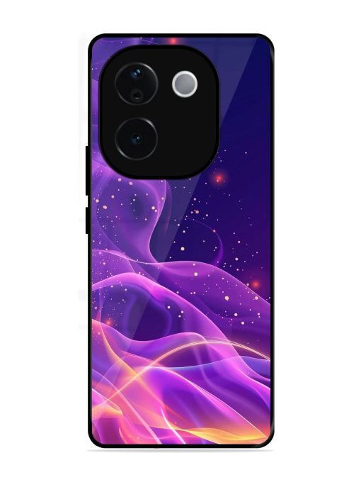 Cosmic Currents Glossy Soft Edge Case for Vivo T3 Pro (5G)