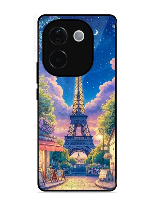 Twilight In Paris Glossy Soft Edge Case for Vivo T3 Pro (5G)