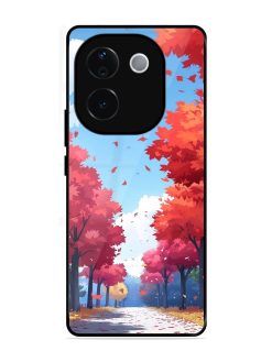 Autumn'S Embrace Glossy Soft Edge Case for Vivo T3 Pro (5G)