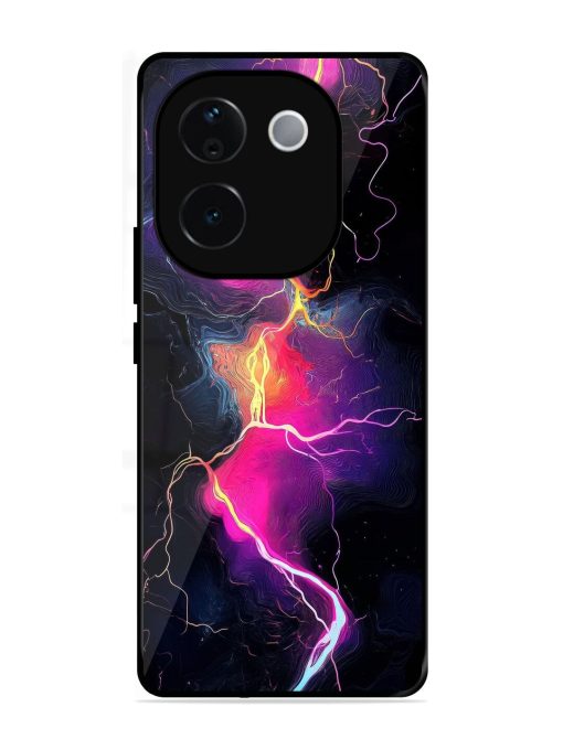 Electric Dreams Glossy Soft Edge Case for Vivo T3 Pro (5G)