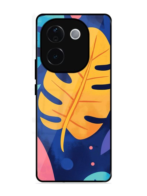 Tropical Tapestry Glossy Soft Edge Case for Vivo T3 Pro (5G)