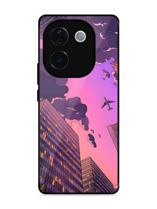 Urban Twilight Glossy Soft Edge Case for Vivo T3 Pro (5G)