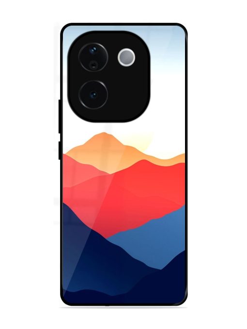 Sunset Peaks Glossy Soft Edge Case for Vivo T3 Pro (5G)