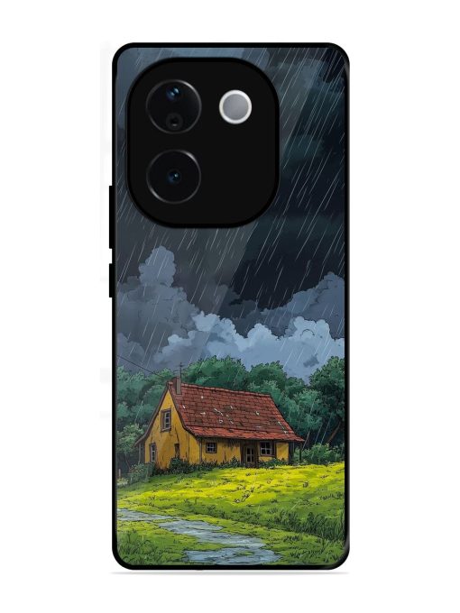 Rainy Day Retreat Glossy Soft Edge Case for Vivo T3 Pro (5G)